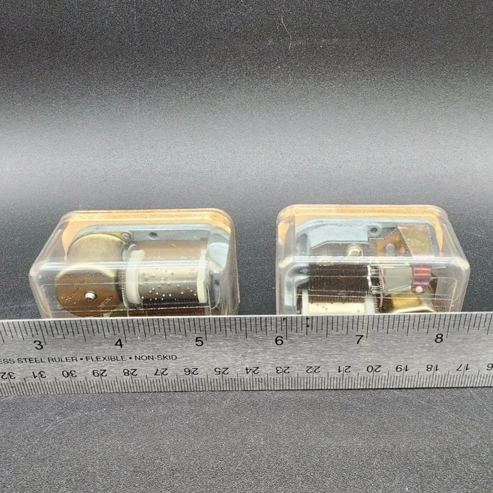 Sankyo Clear Gold Wind Up Music Box Movements Thank Heaven Tales of Vienna Woods
